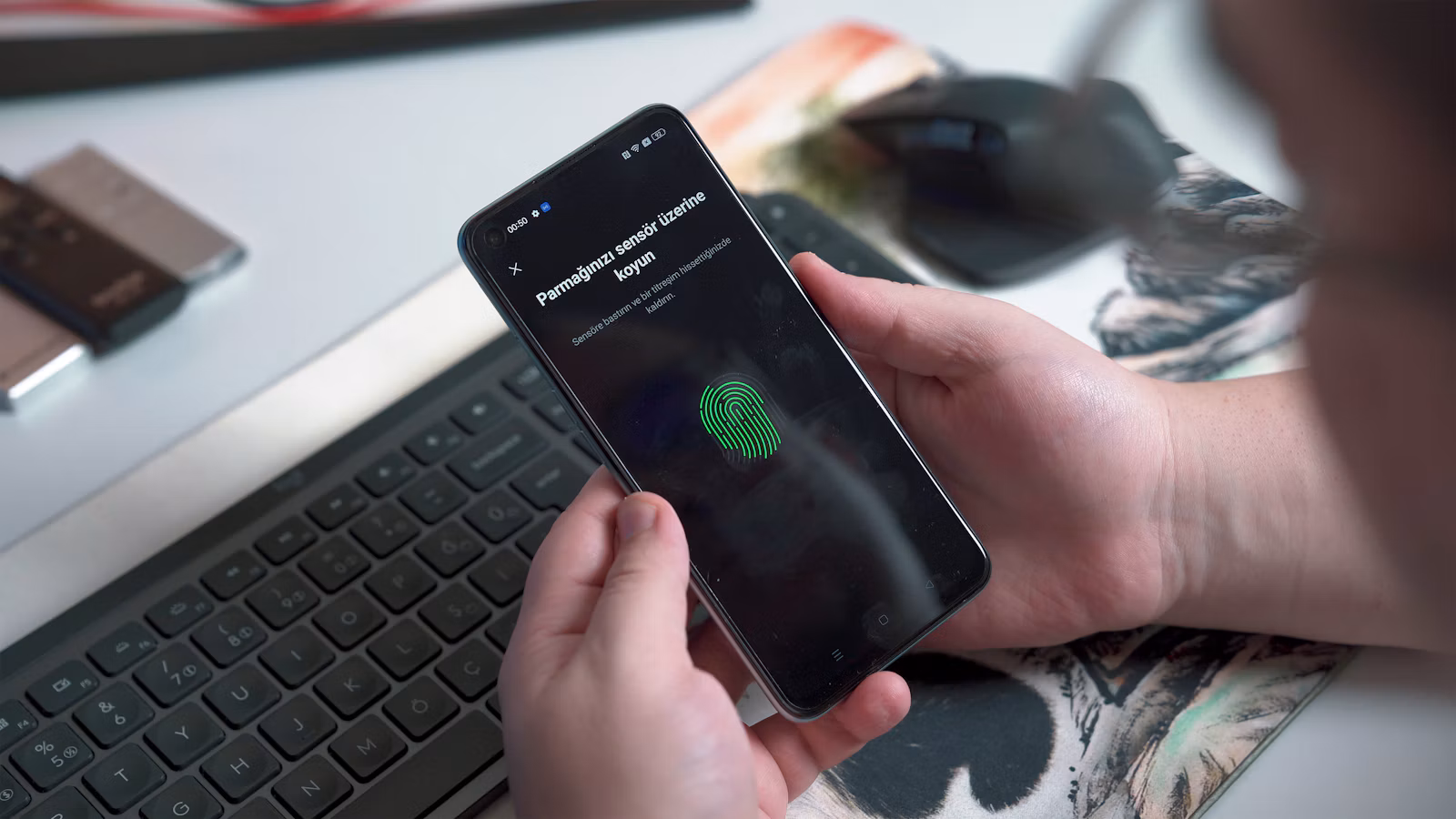 Employee verifying identity on a phone under a Zero Trust model