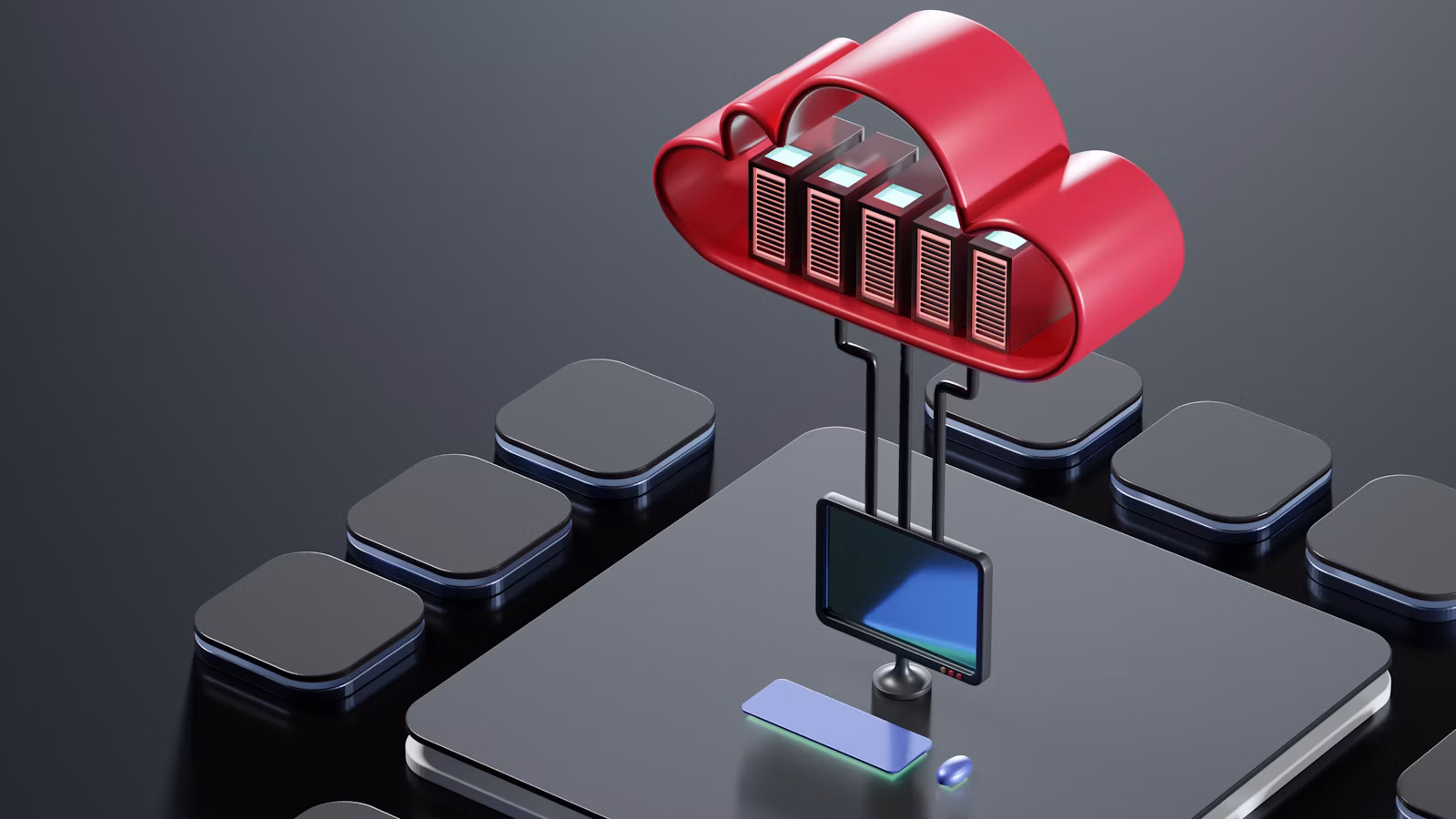 Diagram representing a secure multi-cloud architecture