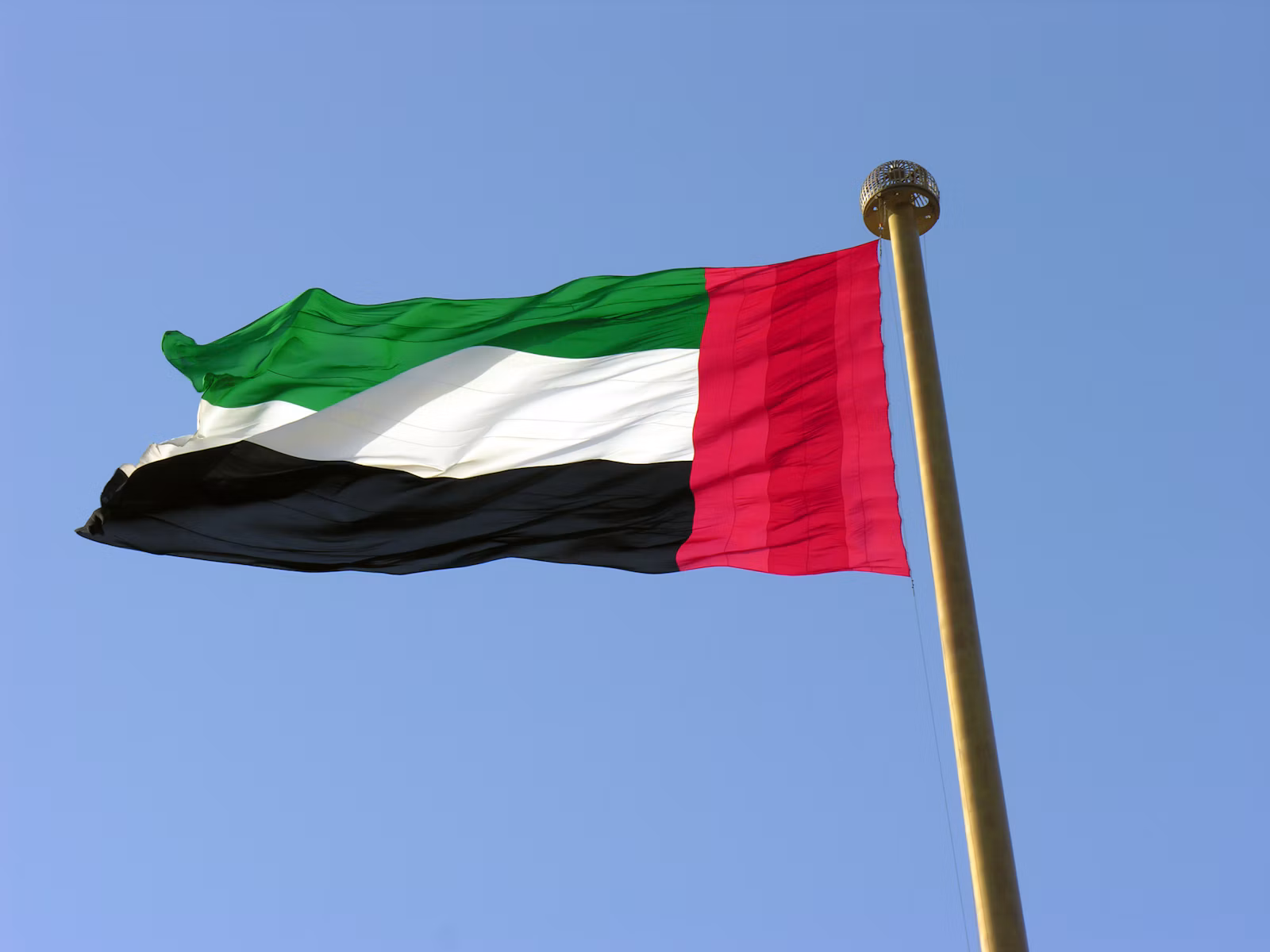 UAE flag representing national cybersecurity priorities